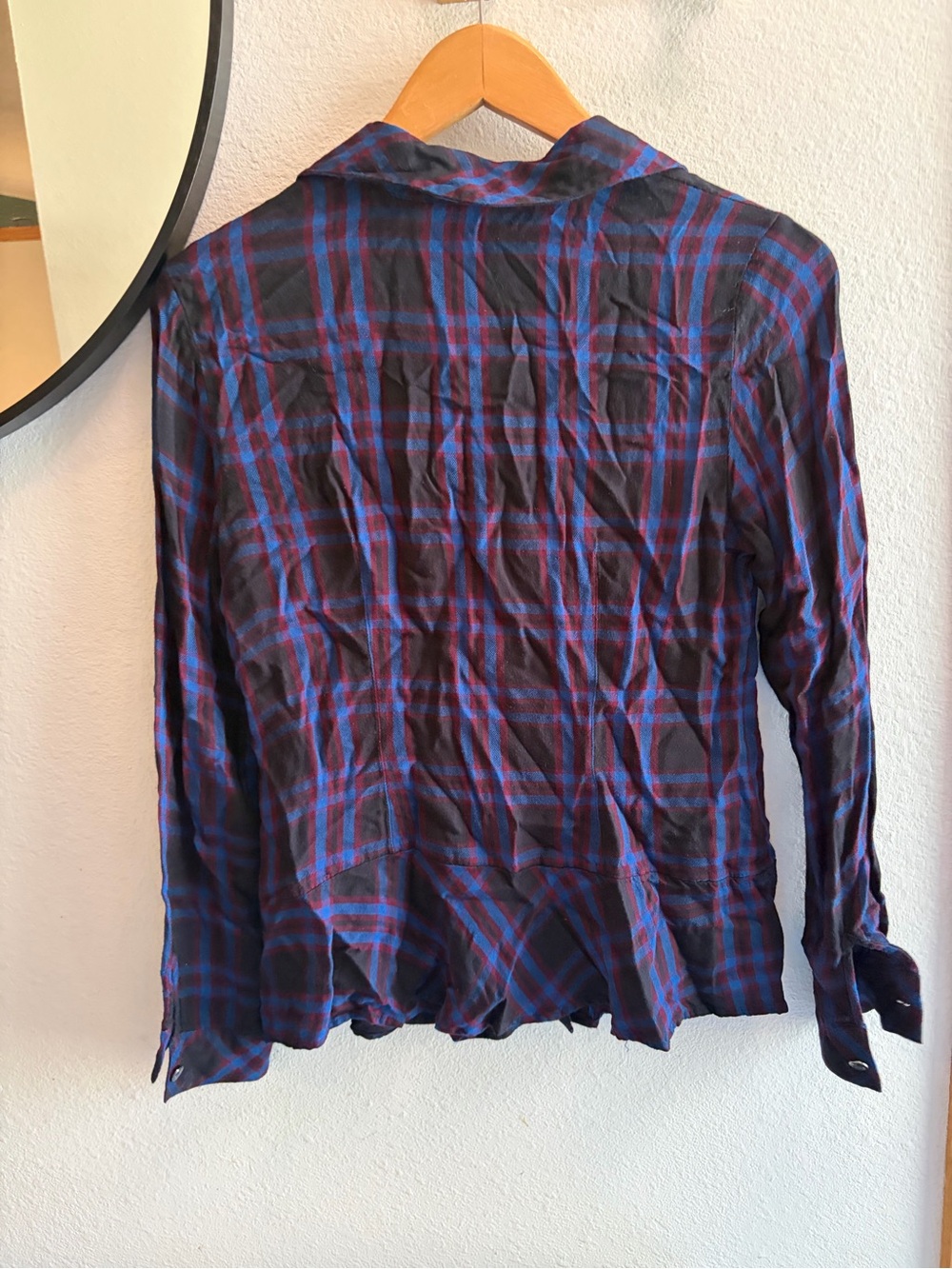 Cabi #3431 Check Flannel Moody Plaid Shirt Small - Picture 5 of 8